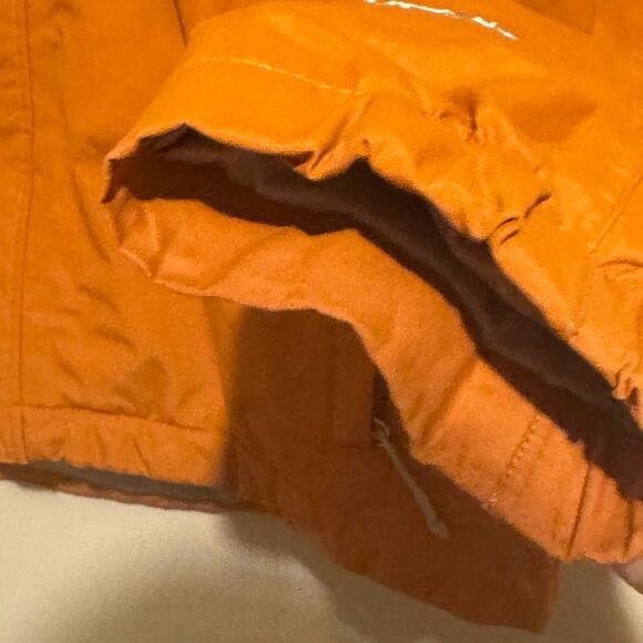 THE NORTH FACE Men Large Orange Hyvent rain windbreaker Jacket - Picture 11 of 14
